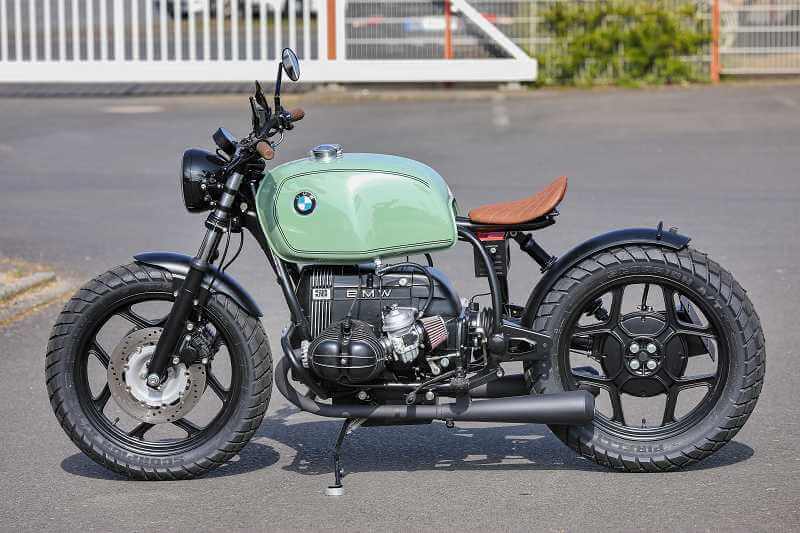 BMW Bobber SE Concept Bike light green