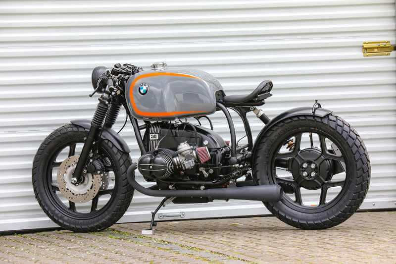 BMW Bobber SE Concept Bike Racer Edition gris orange