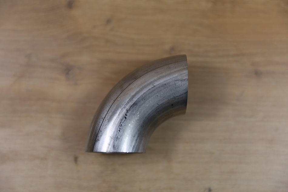 Curva per tubo in acciaio inox 40 x 37 mm 90°