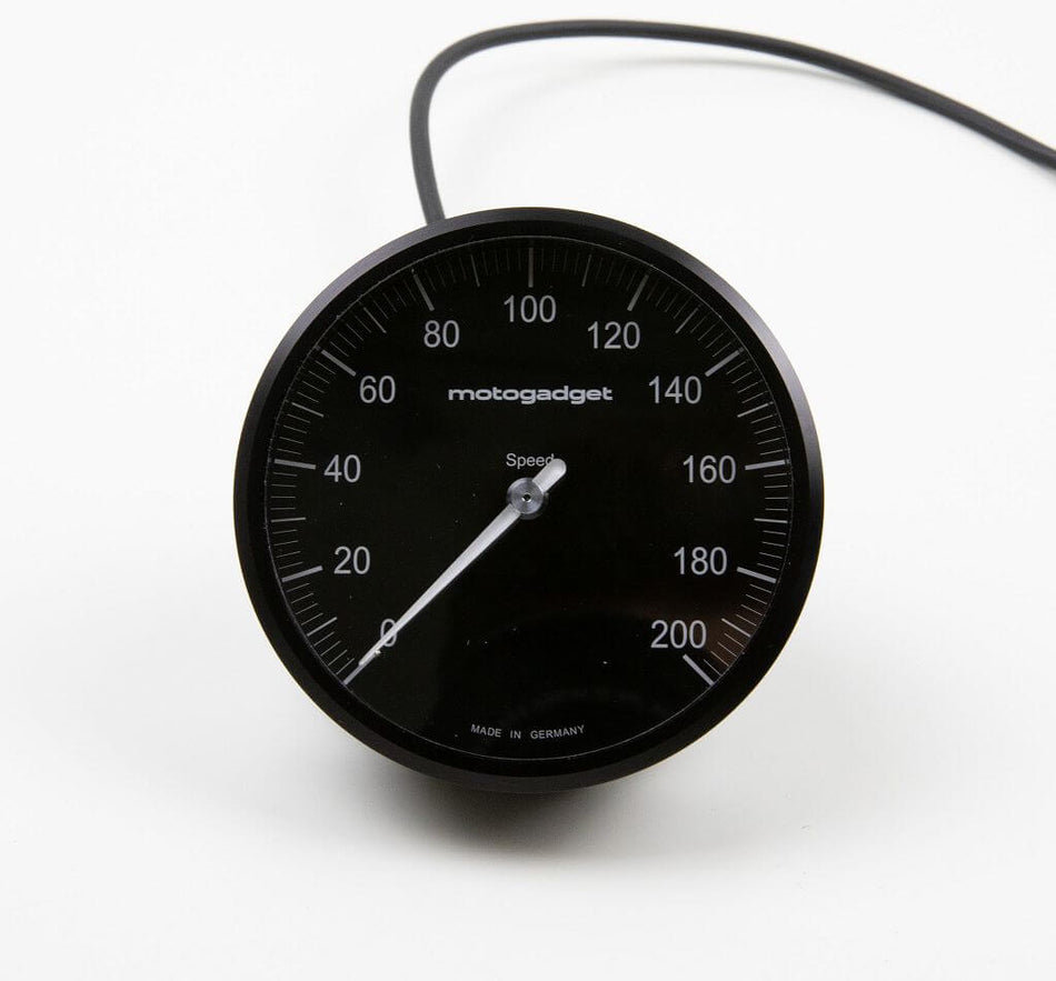 Motogadget chronoclassic 2 speedo, schwarz