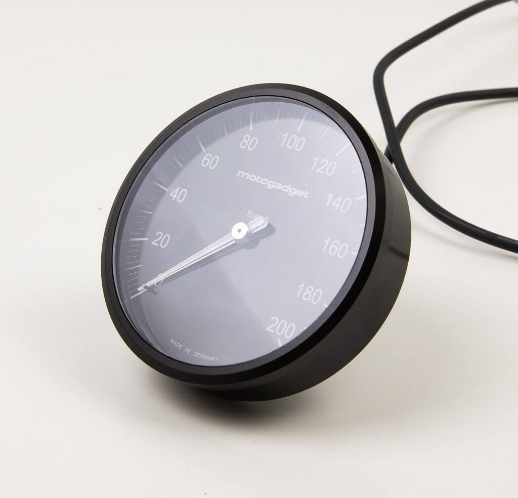 Motogadget Chronoclassic 2 スピードメーター、ブラック