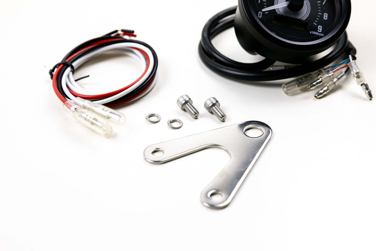 Daytona Velona 60 tachometer 9000 rpm, black