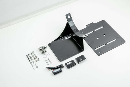 Support de plaque d'immatriculation latéral pour BMW R65 R80 R100 Monolever et Twinshock avec certificat TÜV