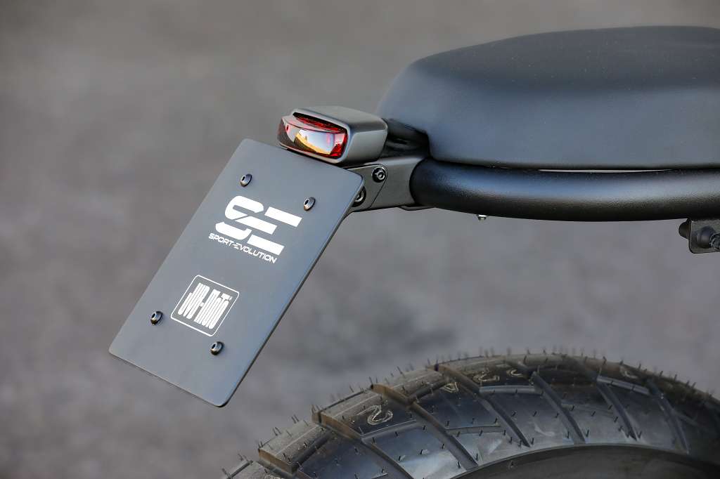 Support de plaque d'immatriculation JVB Moto pour BMW K75, K100 et K1100