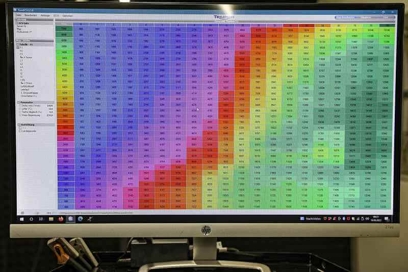 3-Zylinder mit Tune ECU (Windows) Mapping erstellen