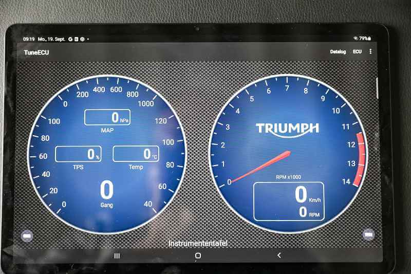3-Zylinder mit Tune ECU (Android) Mapping erstellen