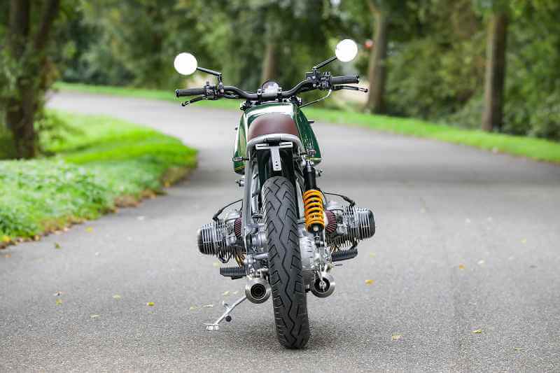 BMW R100 Cafe Racer SE Concept Bike Classic Silver Green