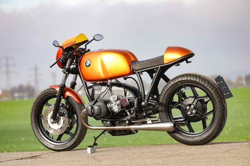 BMW R1070 Cafe Racer SE Concept Bike orange