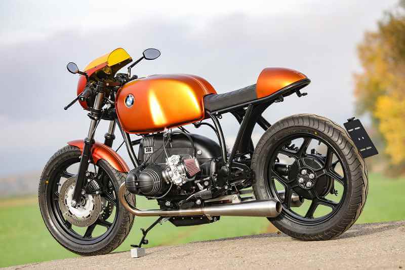 BMW R1070 Cafe Racer SE Concept Bike orange