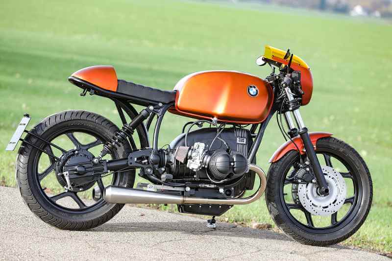 BMW R1070 Cafe Racer SE Concept Bike orange