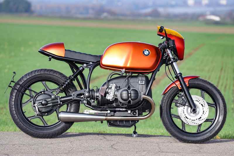 BMW R1070 Cafe Racer SE Concept Bike orange