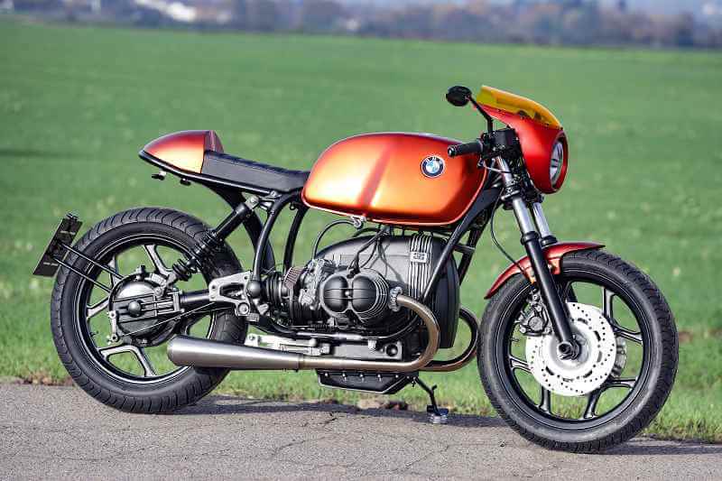 BMW R1070 Cafe Racer SE Concept Bike orange