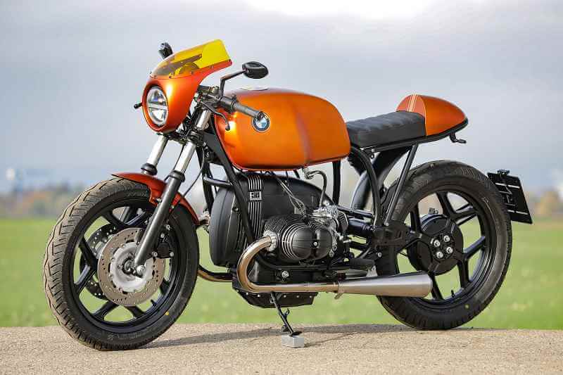 BMW R1070 Cafe Racer SE Concept Bike orange