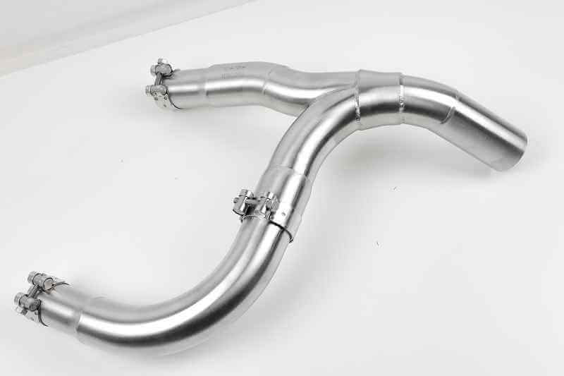 Tube de remplacement en Y pour silencieux intermédiaire d'origine BMW R80GS R100GS Paralever