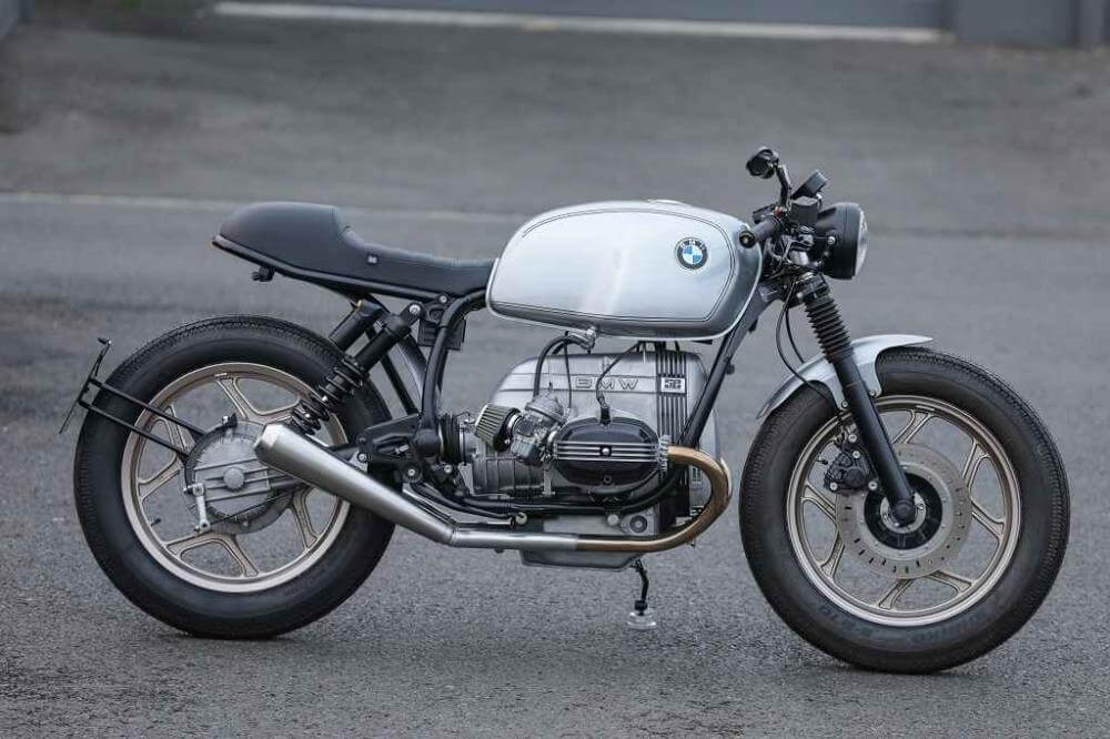 BMW R80 Cafe Racer Concept Bike Special Silver