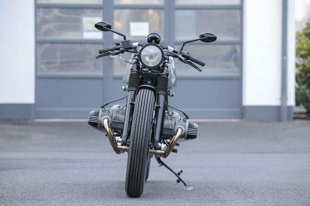 BMW R80 Cafe Racer Concept Bike Special Silver