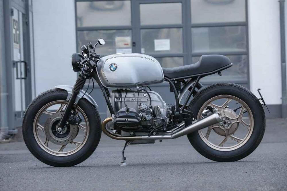 BMW R80 Cafe Racer Concept Bike Special Silver