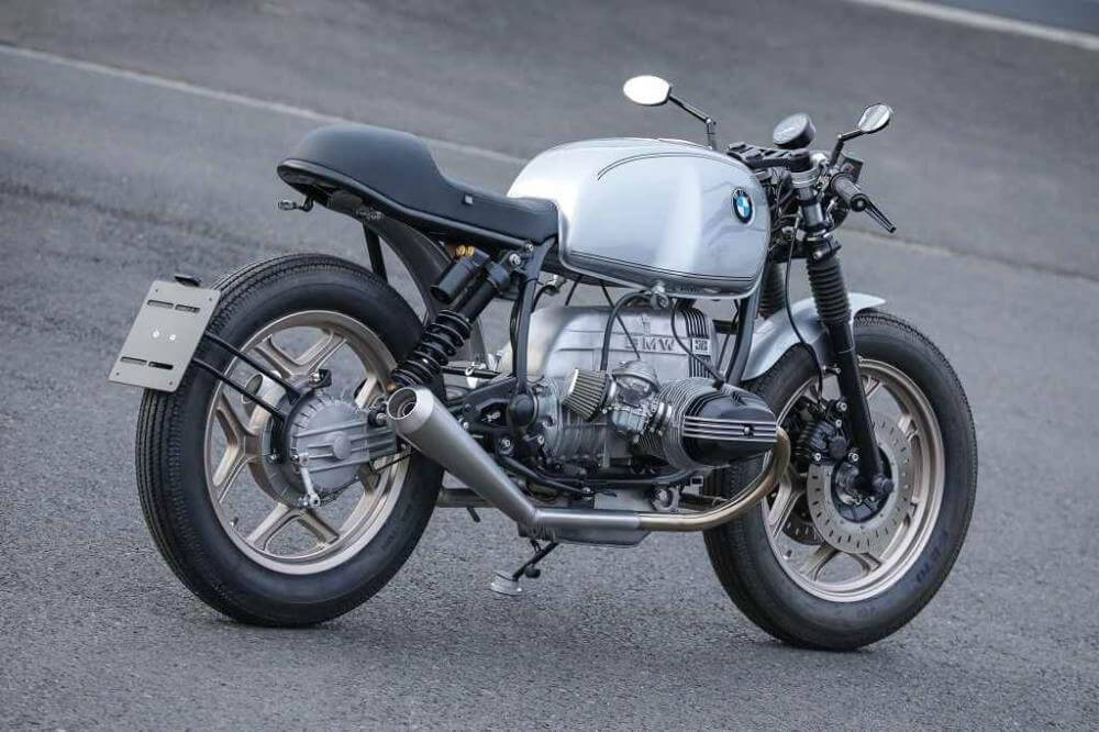 BMW R80 Cafe Racer Concept Bike Special Silver