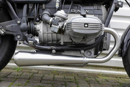 BMW R65 Monolever Bobber Short 2-2 Komplettanlage mit ABE