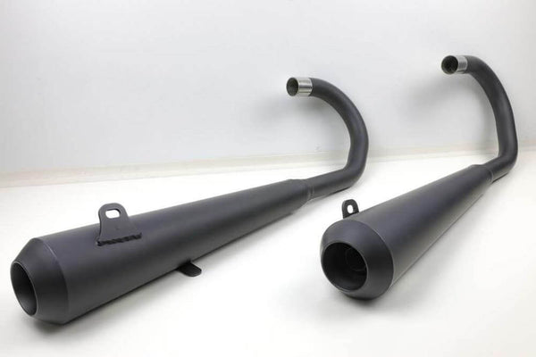 Système d'échappement complet pour Bobber, noir mat avec revêtement céramique
