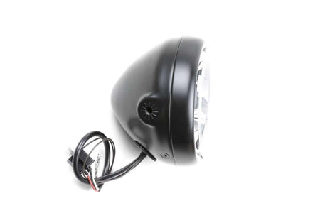 Phare LED Pecos 5 3/4 pouces noir mat, fixation latérale