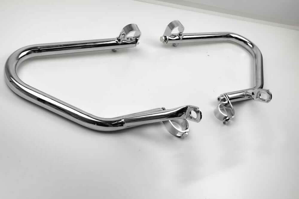 SE engine guard, chrome-plated for BMW Monolever Twinshock Paralever models