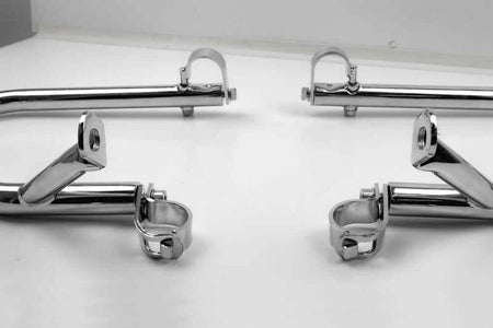 SE engine guard, chrome-plated for BMW Monolever Twinshock Paralever models