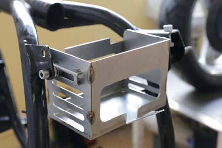 R80R R100R Paralever battery box, black powder-coated for rear mounting