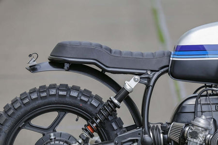 Telaietto posteriore BMW R80R R100R Paralever con gradino, monoposto autoportante, con omologazione TÜV