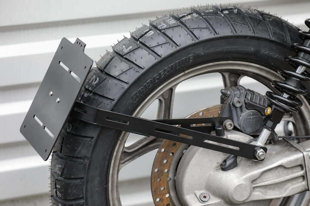 Support de plaque d'immatriculation central BMW K75 K100 Monolever sur cardan