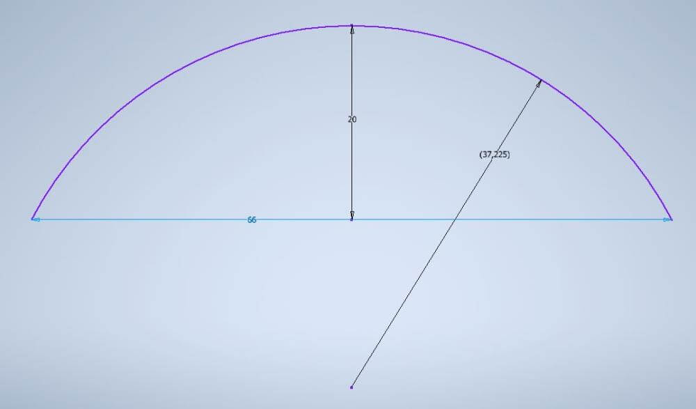 Aluminium Heckfender Länge über Rücken 800mm, Breite 145mm