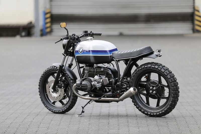 BMW Scrambler SE Concept Bike Édition Spéciale Bleu Argent #1