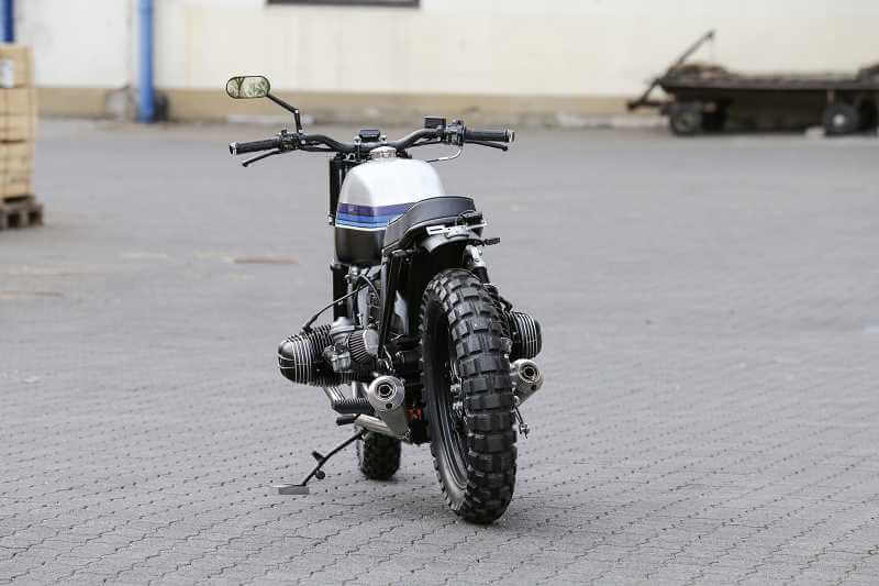 BMW Scrambler SE Concept Bike Édition Spéciale Bleu Argent #1