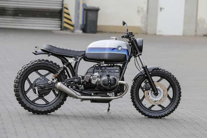 BMW Scrambler SE Concept Bike Édition Spéciale Bleu Argent #1