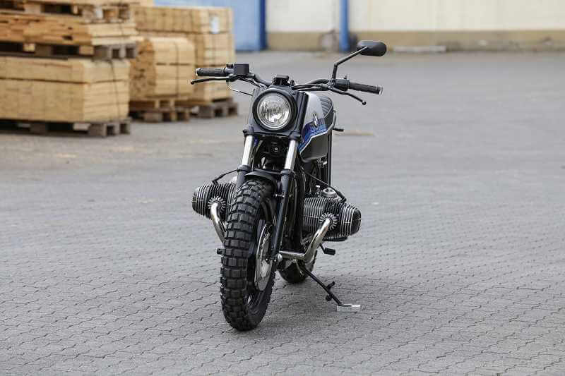 BMW Scrambler SE Concept Bike Édition Spéciale Bleu Argent #1