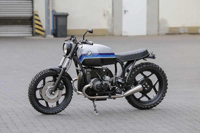 BMW Scrambler SE Concept Bike Édition Spéciale Bleu Argent #1
