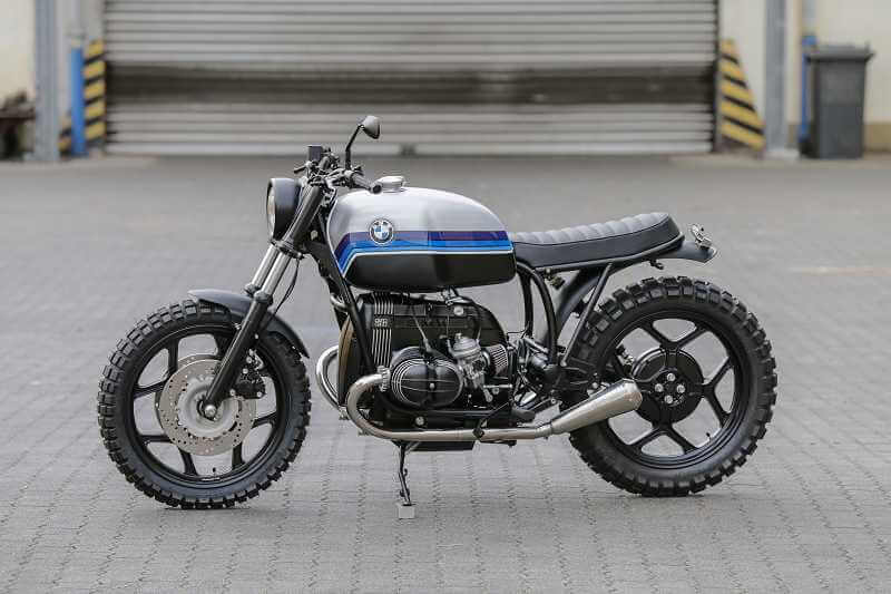 BMW Scrambler SE Concept Bike Édition Spéciale Bleu Argent #1