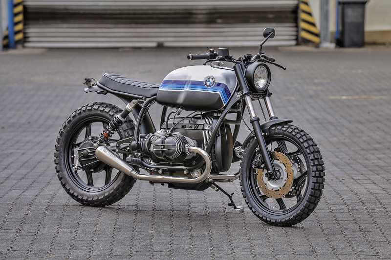 BMW Scrambler SE Concept Bike Édition Spéciale Bleu Argent #1