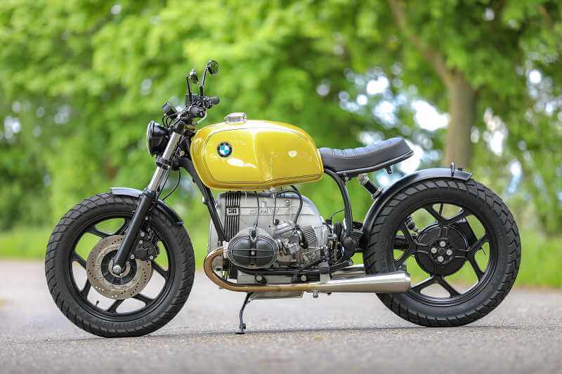 Système d'échappement Slip-on 2-2 Bobber pour BMW R65 R80 R100 Monolever avec homologation ABE