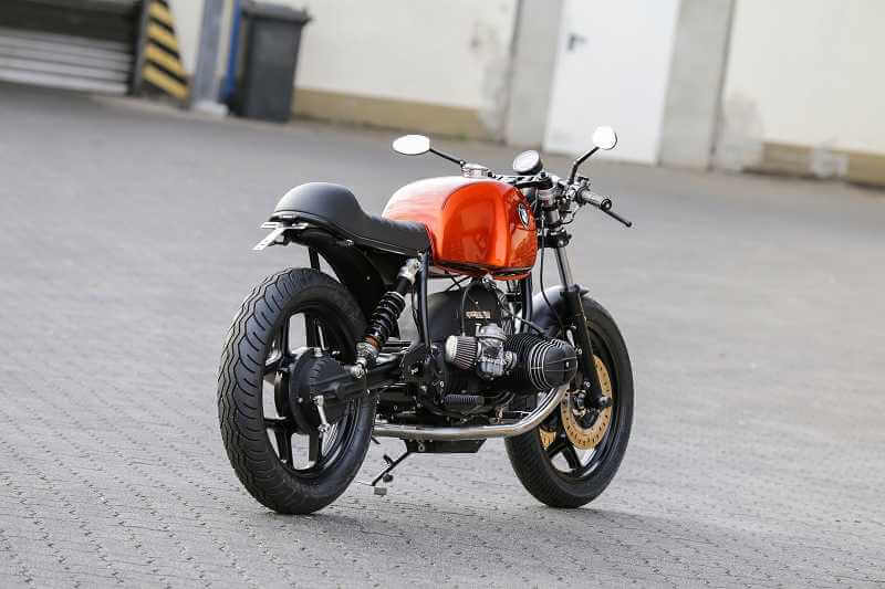 BMW R65 Cafe Racer SE Concept Bike Orange Edition