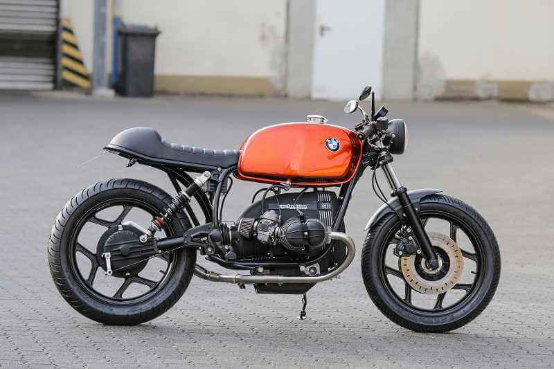 BMW R65 Cafe Racer SE Concept Bike Orange Edition
