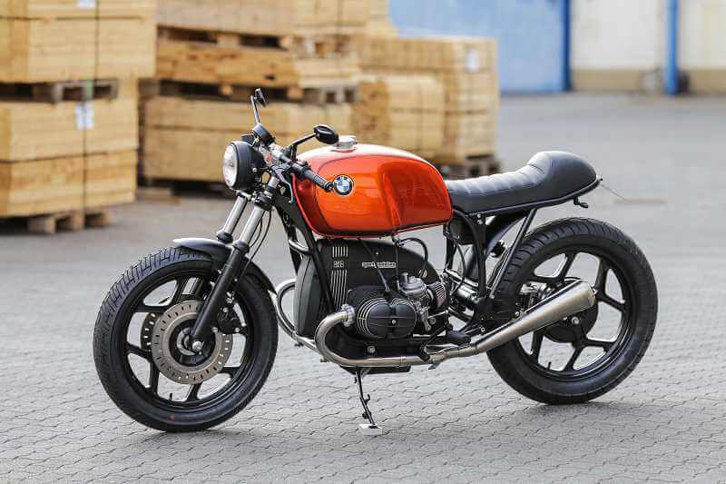 BMW R65 Cafe Racer SE Concept Bike Orange Edition