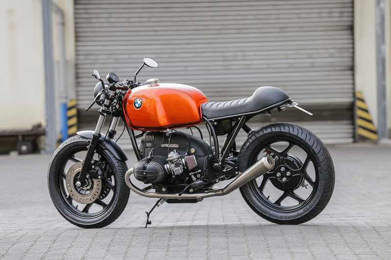 BMW R65 Cafe Racer SE Concept Bike Orange Edition