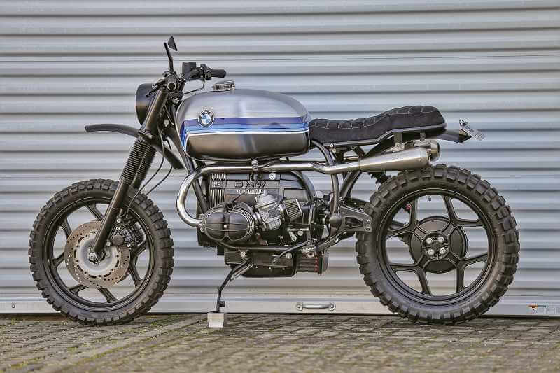 BMW Scrambler SE Concept Bike Dirtbike Edition Blue Silver #3