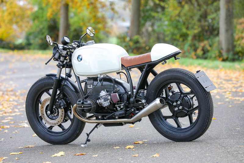 BMW R65 Cafe Racer SE Concept Bike White Edition
