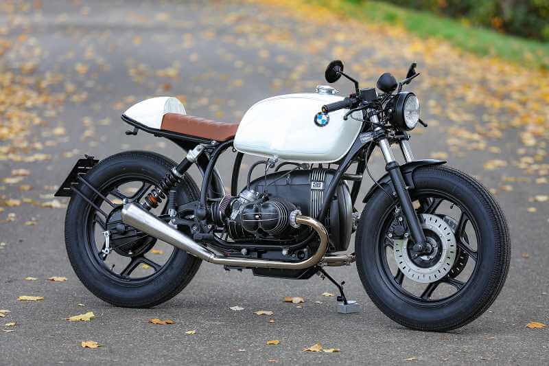 BMW R65 Cafe Racer SE Concept Bike White Edition