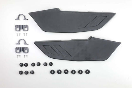 BMW K100 K1100 side cover Sport-Evolution kit, black with mounting hardware for tail conversion