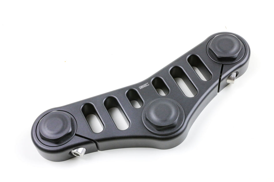 Piastra forcella BMW R65 R80 R100 Monolever 38,5mm per semimanubri con omologazione TÜV