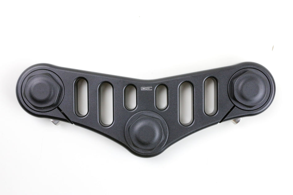 Piastra forcella BMW R65 R80 R100 Monolever 38,5mm per semimanubri con omologazione TÜV