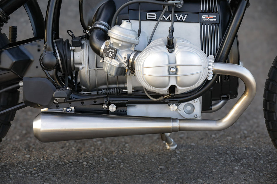 BMW R80 R100 GS und R Modelle Bobber 2-2 Auspuff-Anlage ABE